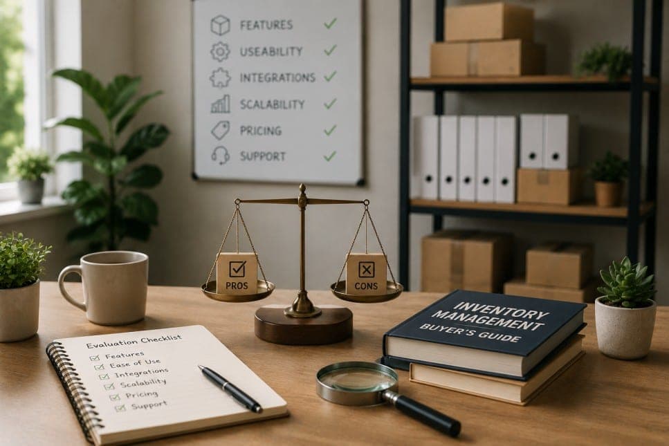 Best inventory management software 2026 comparison showing multichannel sync, order volume tiers, warehouse locations, and operator fit across leading platforms
