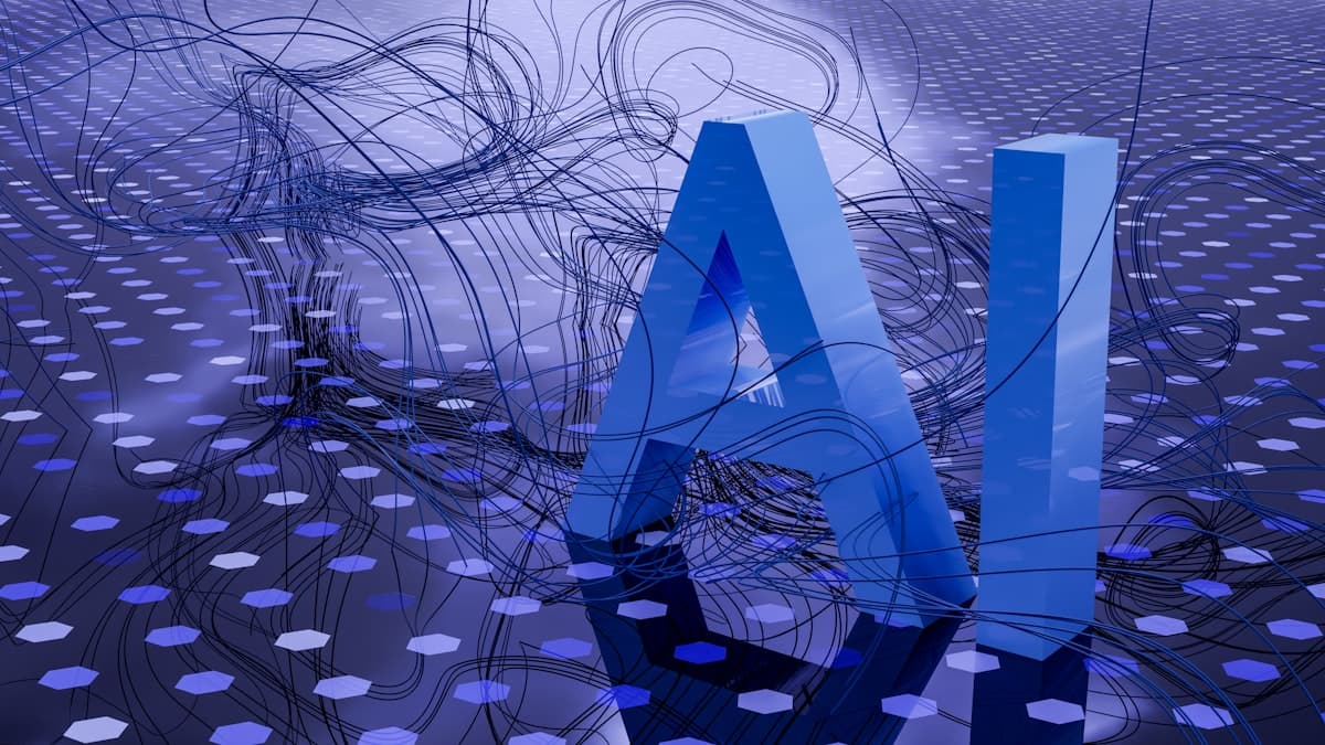 Abstract visualization of multiple AI agents coordinating inventory decisions across ecommerce channels