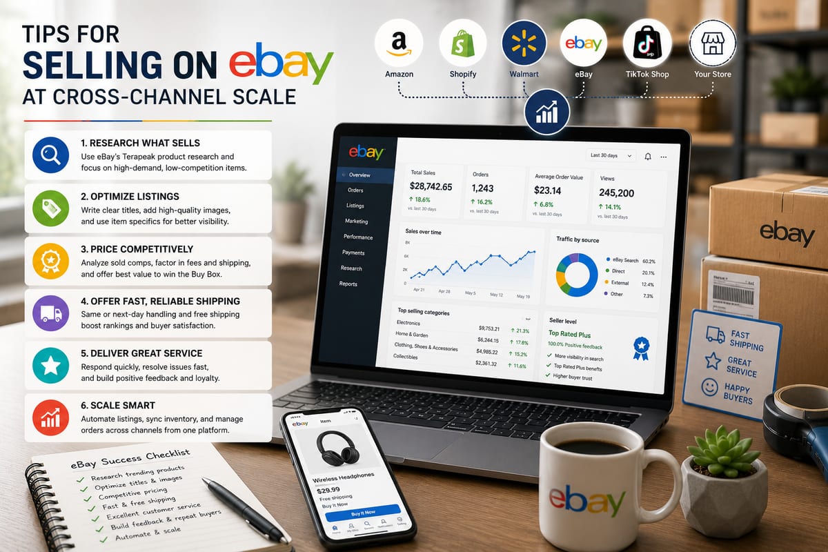Tips for Selling on eBay at Cross-Channel Scale